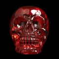 Red clear skull