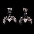 Boucles d'oreilles c�urs ail�s