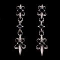 Boucles d'oreilles fleurs de lys