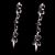 Boucles d'oreilles fleurs de lys