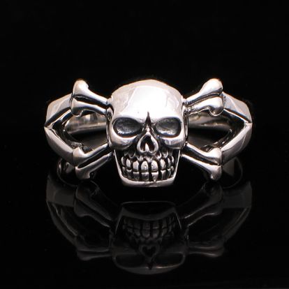 Bague cr�ne de pirate