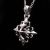 Pendentif fleurs de lys �toil�es 