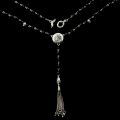 Chapelet Santa Muerte et onyx