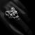 Demon skull ring