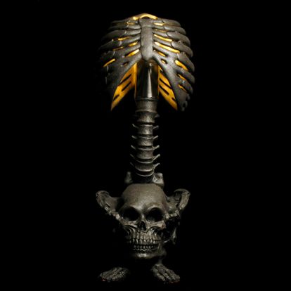 Skeleton lamp