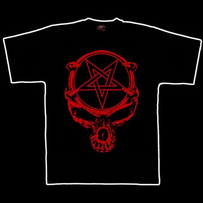 T-shirt cr�ne / pentacle