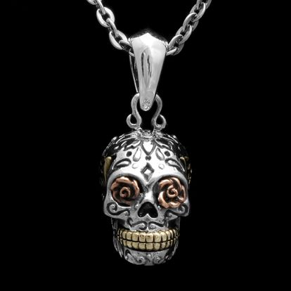 Pendentif crne Calavera