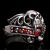 Bague cr�ne de vampire
