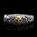 Skulls and roses ringband