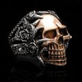 Cooper skull ring