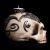 Bougeoir cr�ne armure 
