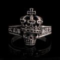 Bague cr�ne couronn� 