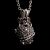Pendentif coeur couronn�