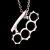 Pendentif poing am�ricain