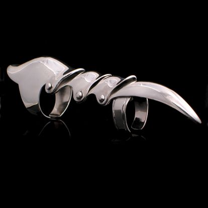 Bague armure griffe