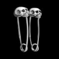 Skull Hairpin nurse earrings