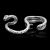 Snake two fingers ring