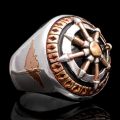 Steampunk chaostar ring